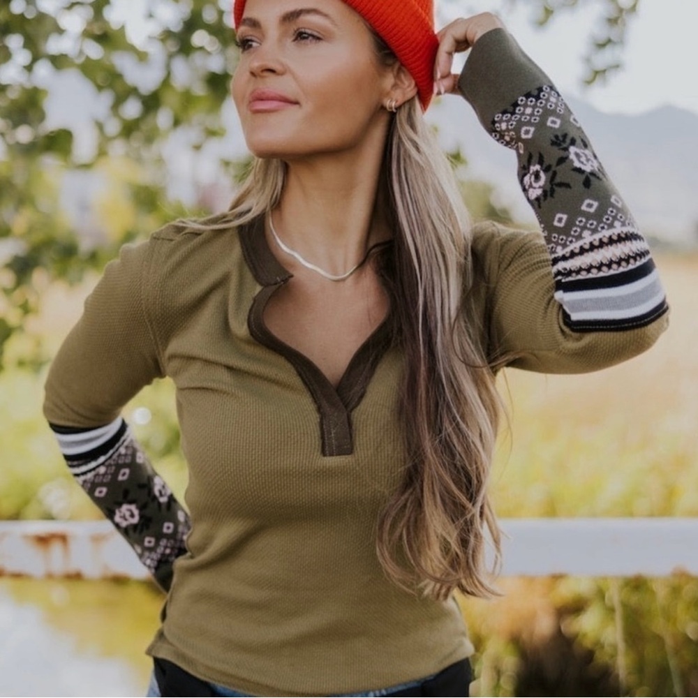 NWT Free People Mikah Top